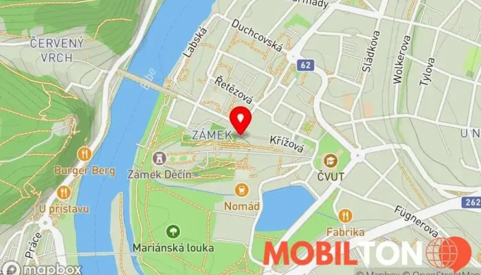 mapa Hotelex, S.r.o. Restaurace v Křížová 24