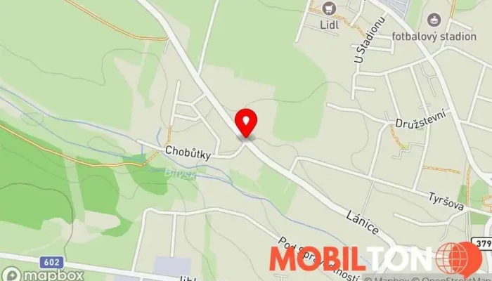 mapa HQ-mobile-JR Opravna mobilních telefonů v Chobůtky