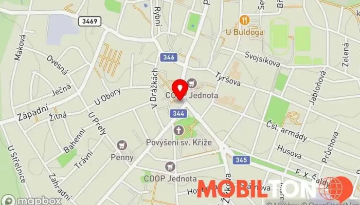 mapa Hrom do Police Restaurace, Ubytování s vlastním stravováním v Havlíčkova 269
