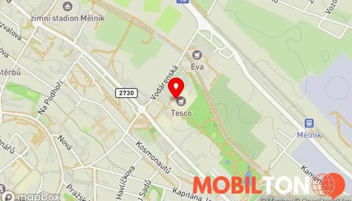 mapa HUMINHFOOD Rychlé občerstvení v Vodárenská 3653