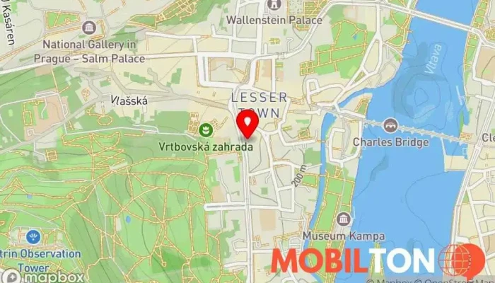 mapa iBridge.cz Prodej výpočetní techniky, Prodej mobilních telefonů, Počítačové poradenství, Opravy počítačů, Opravna mobilních telefonů v Malá Strana