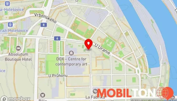 mapa iGREEN iPhone servis Opravna mobilních telefonů v Praha 7-Holešovice