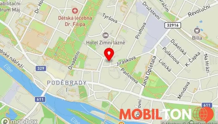 mapa Ikigai-Sushi Bar Restaurace v Riegrovo nám. 35