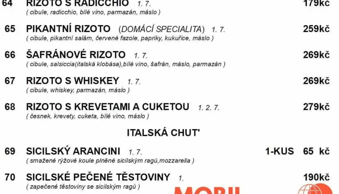 Il Panzerotto -  Menu - Nádražní 94