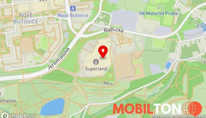 mapa iLoveServis Praha 5 Butovice - expresní servis mobilů, tabletů a Macbooků Opravna telefonů, Prodejna příslušenství k mobilním telefonům, Opravy počítačů, Opravna elektroniky, Opravna mobilních telefonů v Praha 5-Jinonice