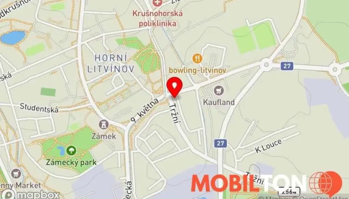 mapa IMBIS.CZ Restaurace v Horní Litvínov