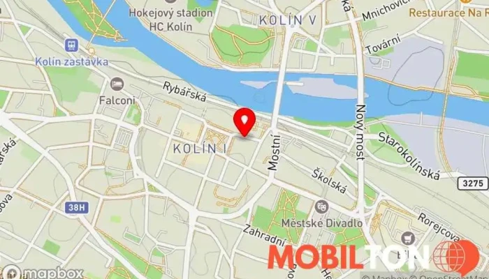 mapa In Strada La Bottega Tapas bar v Kolín I