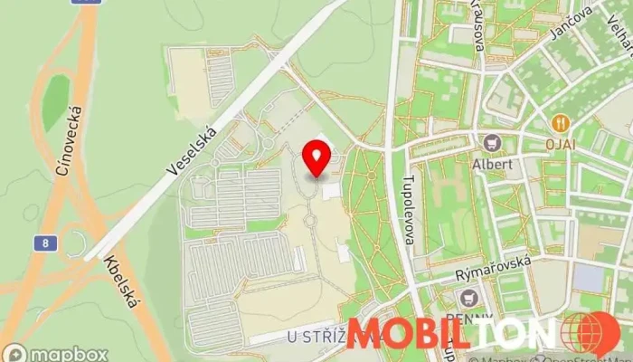 mapa iPhone Point OC Letnany Opravna mobilních telefonů v Praha 18