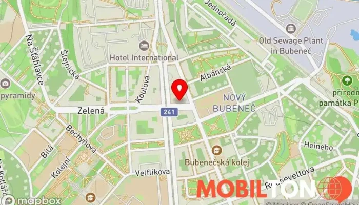 mapa iPhone servis - iTechnik Opravna mobilních telefonů v Praha 6-Bubeneč