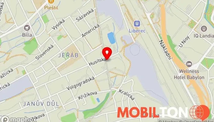 mapa iPhoneliberec Opravna mobilních telefonů v Liberec