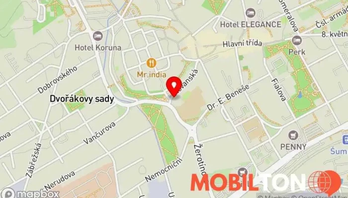 mapa iPhonePro.cz Opravna mobilních telefonů v Slovanská 268
