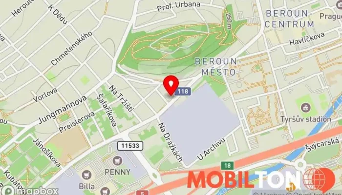mapa Ist Food Kebab Beroun Rychlé občerstvení v Beroun-Město