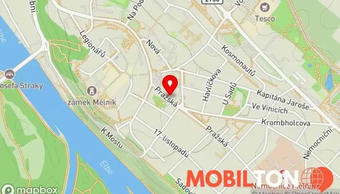 mapa Istanbul Döner Kebab Pizza Obchod s kebabem v 1, Pražská 220