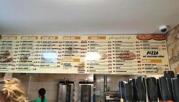 Istanbul Kebab -  Menu - Černokostelecká 189