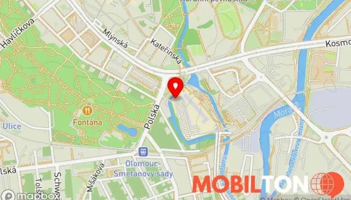 mapa iStores | Apple Premium Reseller Prodejna elektrotechnického vybavení, Prodej mobilních telefonů, Prodej výpočetní techniky v NC Šantovka, Polská 1
