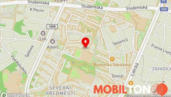 mapa IT Central Europe s.r.o. Opravna elektroniky, Prodejna příslušenství k mobilním telefonům, Prodej mobilních telefonů, Opravy počítačů, Prodej výpočetní techniky, Opravna telefonů, Prodejna, Opravna televizorů, Prodej počítačových her v Plzeň 1