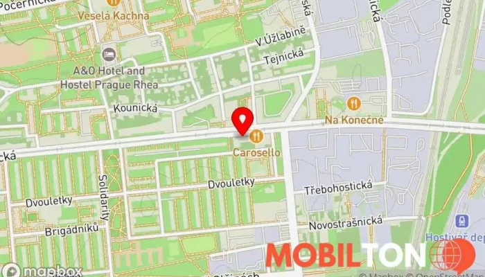 mapa iTopServis.cz Opravna mobilních telefonů v Strašnice
