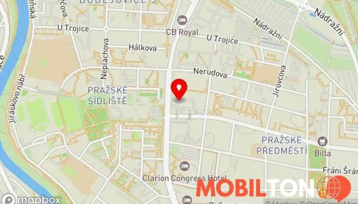 mapa iWant Opravna mobilních telefonů, Prodejna příslušenství k mobilním telefonům, Prodej mobilních telefonů, Prodej elektroniky v IGY Centrum