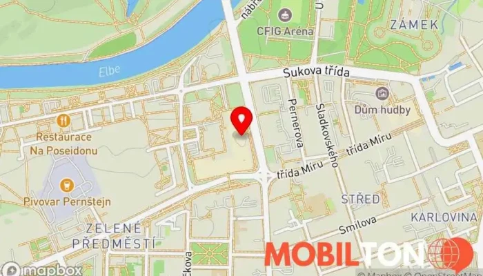 mapa iWant - Apple Premium Partner Opravna mobilních telefonů, Prodejna příslušenství k mobilním telefonům, Prodejna počítačového příslušenství, Prodej elektroniky v Pardubice I