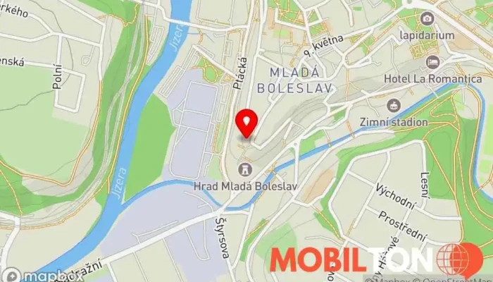 mapa Jihočeská Hostěnice Restaurace v Staroměstské nám. 108