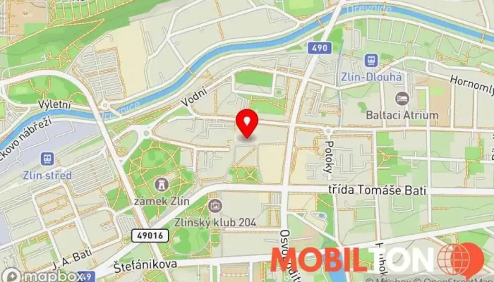 mapa Jogurtovna Restaurace v nám. Míru 64
