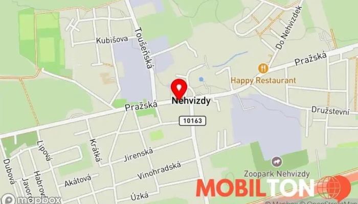 mapa Kafe Bistro E&J Bistro v Pražská 15