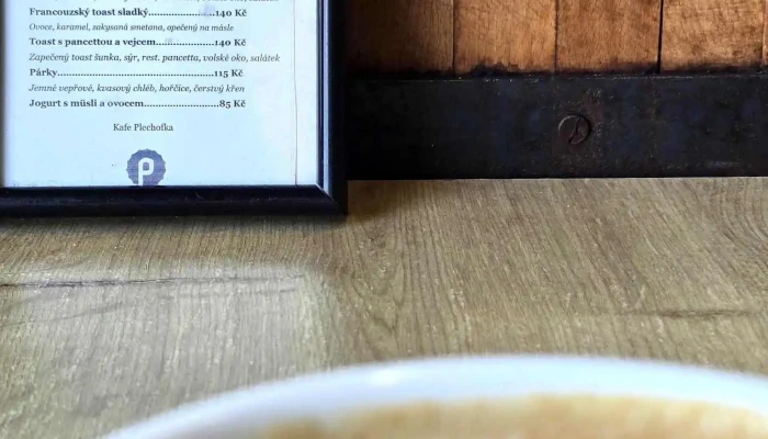 Kafe Plechofka -  Menu - Pražská 1594