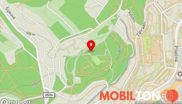 mapa Kamenný Vrch Restaurace v Kamenný vrch 5347