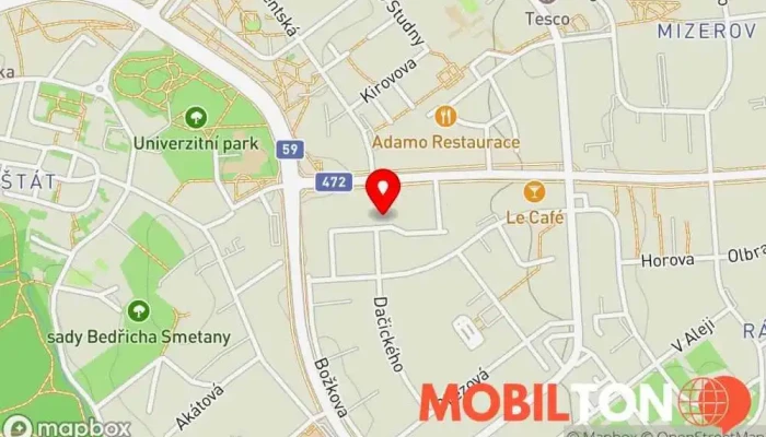 mapa Karvinský Servisák Opravna mobilních telefonů v Nové Město