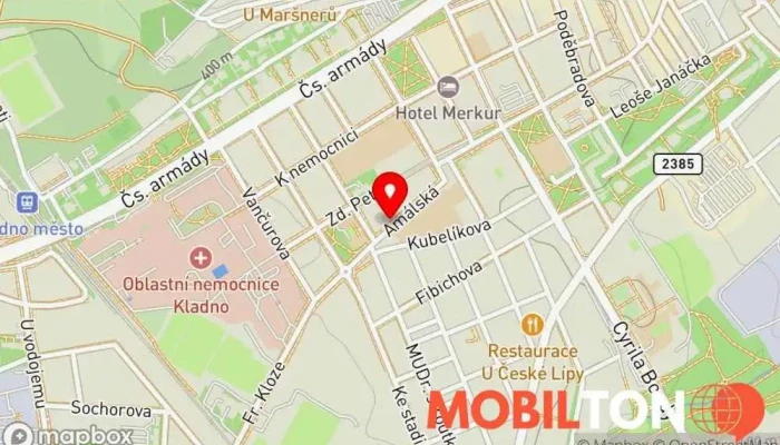 mapa Kavárna a cukrárna Ňam Ňam Cafe Kavárna, Snídaňová restaurace, Prodejna zákusků, Prodej zmrzliny, Rozvoz jídla, Cukrárna v Amálská 2463