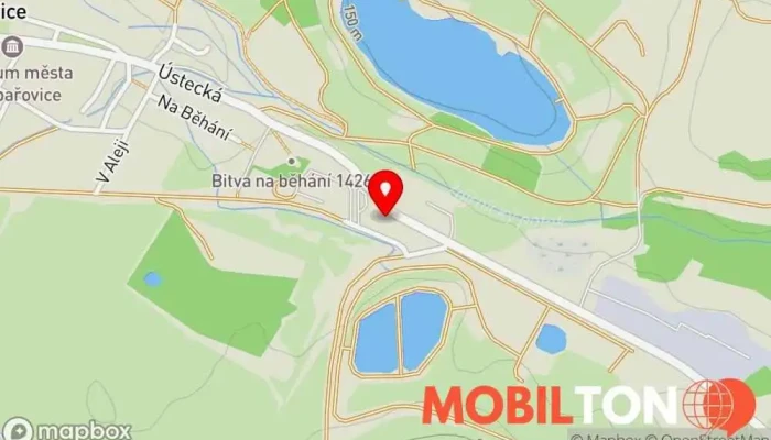 mapa Kavárna Jiná ZAHRADA Kavárna v Ústecká 724