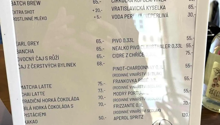 Kavarna Kofiii Menu - Nádražní 22
