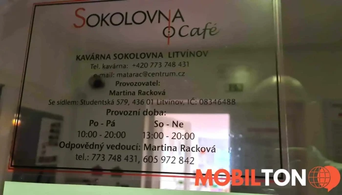 Kavarna Sokolovna 1 Patro Menu - Horní Litvínov