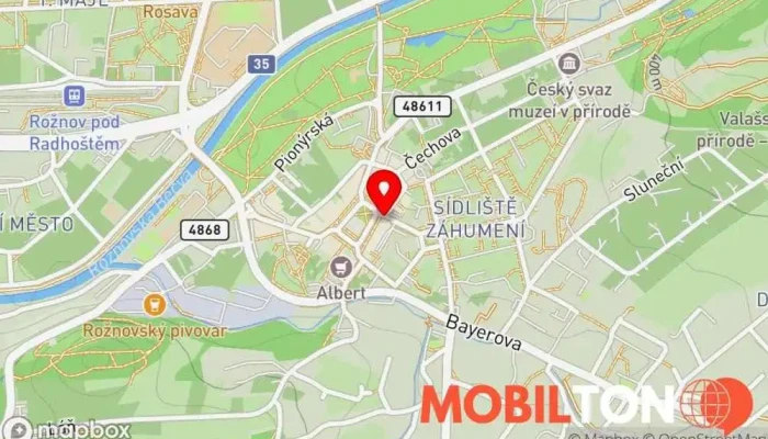 mapa Kavárna u Libuše Kavárna / Čajovna v Masarykovo nám. 16