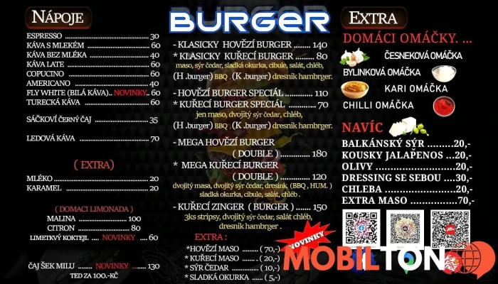 Kebab 4 You -  Menu - Mírové Nám. 259