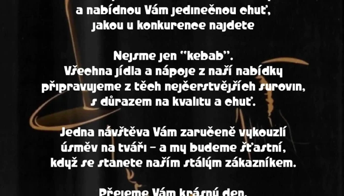 Kebab 4 You -  Od Vlastnika - Mírové Nám. 259