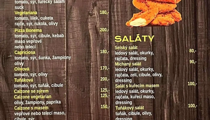 Kebab Bonema 2 Menu - Hlouška