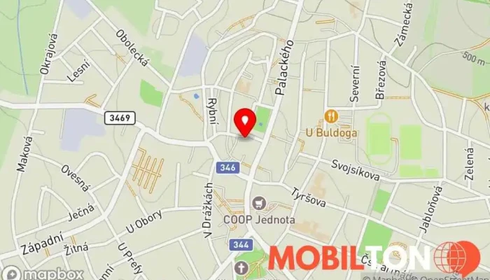 mapa Kebab House BONE’MA Obchod s kebabem v nám. T. G. Masaryka 231