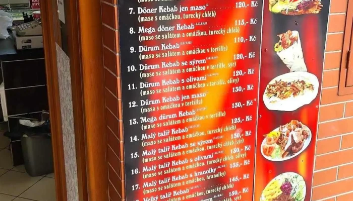 Kebab House Bonema Bela Pod Bezdezem Menu - Masarykovo Nám. 1413