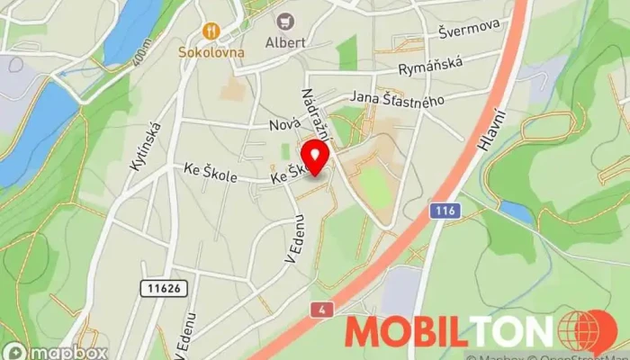 mapa Kebab house Mníšek pod brdy Restaurace, Rychlé občerstvení, Obchod s kebabem, Pizzerie v Ke škole 1388