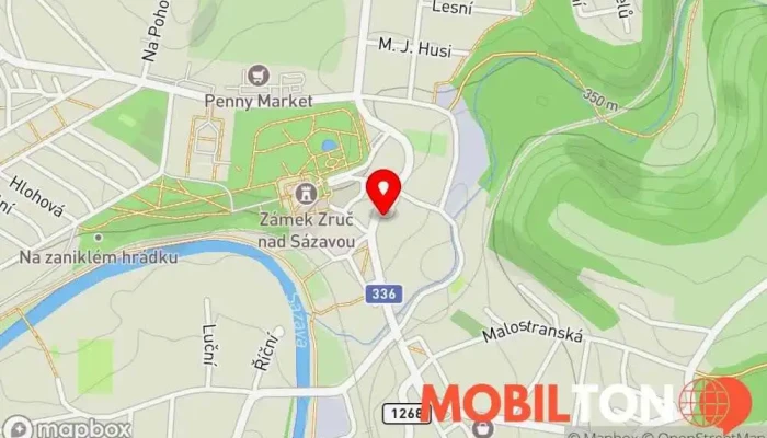 mapa Kebab & Pizza u Turka z Alanya Obchod s kebabem v 1. máje 66