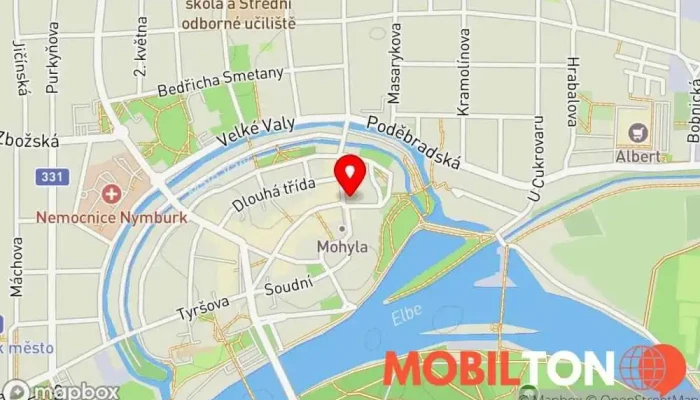 mapa Kebab Restaurant Obchod s kebabem v Palackého tř. 73