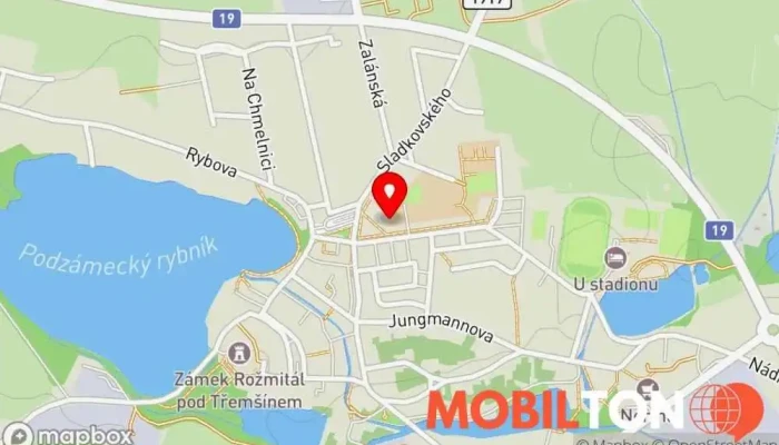 mapa Kemmler Dopolední restaurace, Jídlo a pití v Komenského 543, 26242 Rožmitál pod Třemšínem