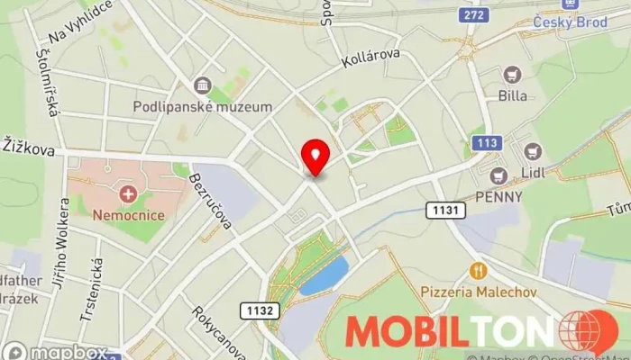 mapa Khánh Bảo Restaurace Asijská restaurace v Havlíčkova 134