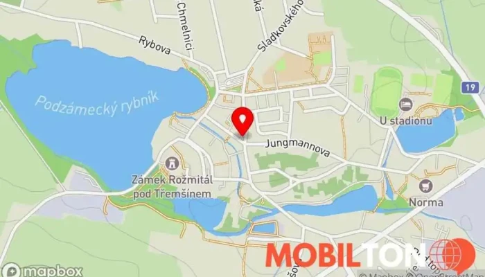 mapa Kiōsek Kavárna, Prodej zmrzliny v Sladkovského 856