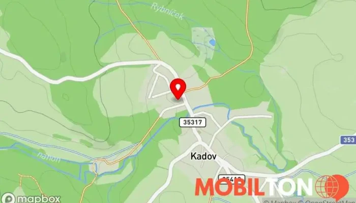 mapa Kiosek Kadov 