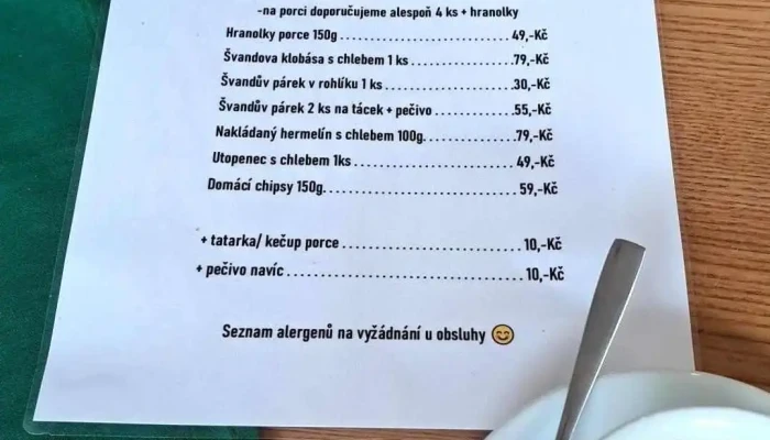 Kiosek U Trati -  Menu - Nádražní 98