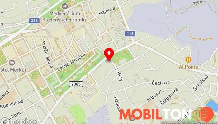 mapa Kladenské divadélko Restaurace, Cateringové služby, Diskotéka, Společenský klub, Divadelní společnost, Organizace svateb v J. Hory 1981