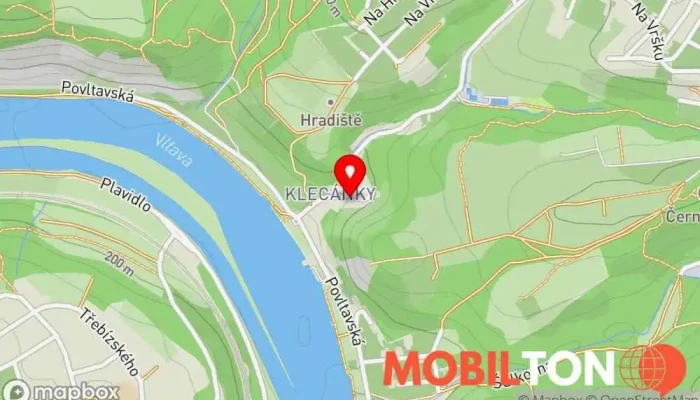 mapa KOLORIT bistro Rodinná restaurace, Bistro v Klecánky