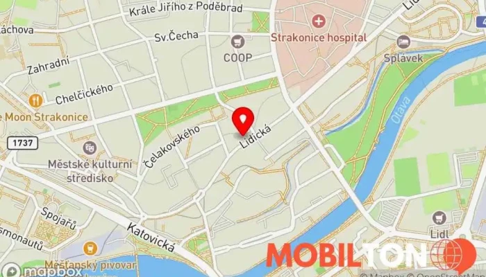 mapa KompletMobil s.r.o Prodej mobilních telefonů, Opravna telefonů v Strakonice I